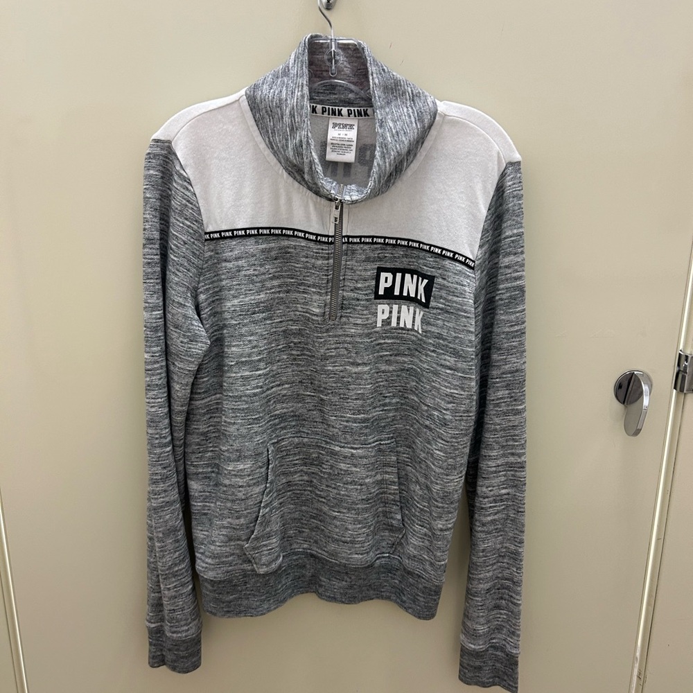 Gently used Victoria Secret size Meduim PINK pullover sweatshirt!!